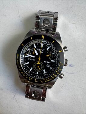 Rare Tissot PRS 516 Reverse Retrograde Chrono Quartz Men Watch